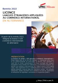 Flyer LEA en alternance